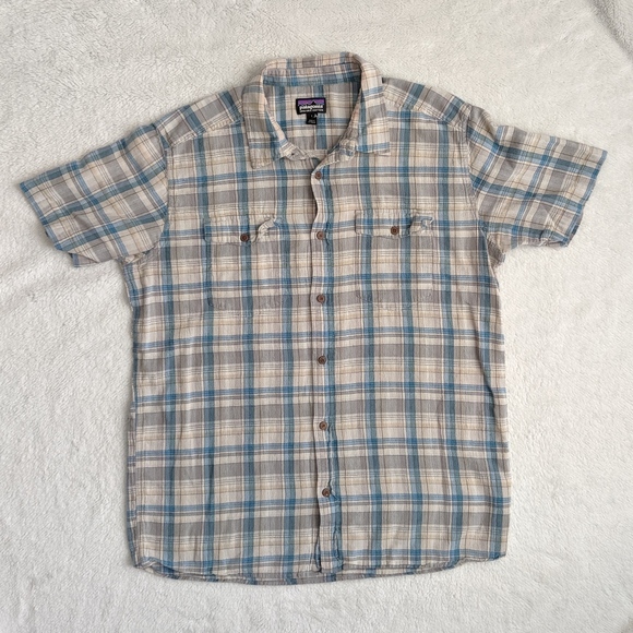 Patagonia Shirts Patagonia Mens Short Sleeved Button Down Shirt